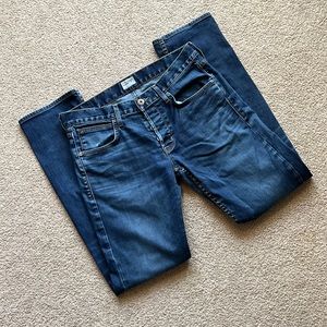 Hudson Byron Five Pocket Straight Leg Jeans 33/32